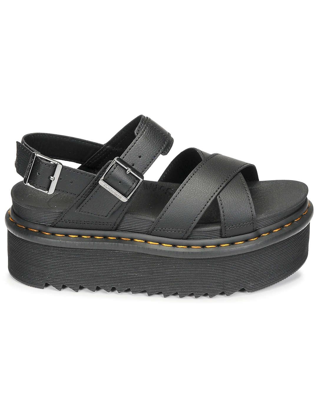 Sandalia mujer Dr.Martens Voss II Quad negro