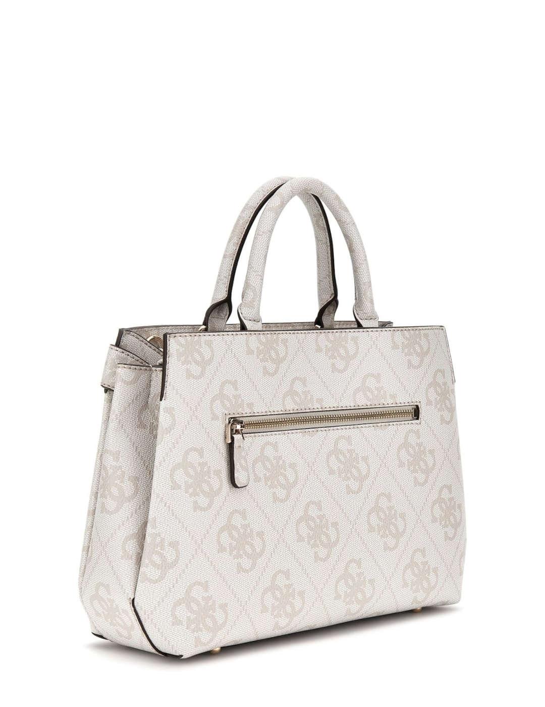 Bolso mujer Guess Lorelei logotipo 4G blanco