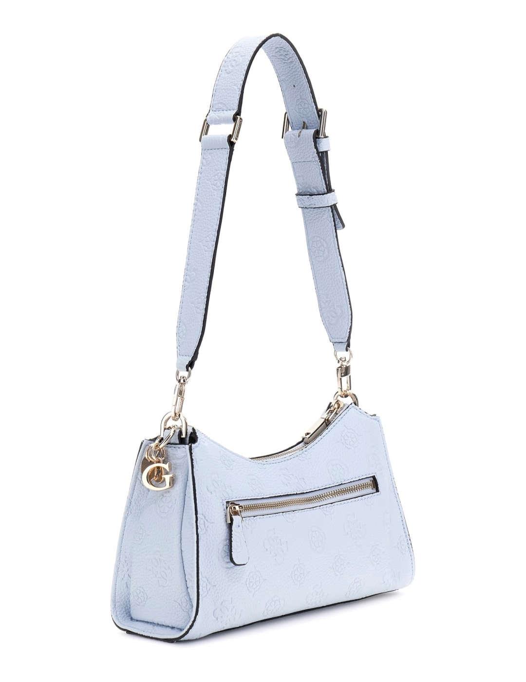 Bolso mujer Guess Cresidia al hombro logo azul