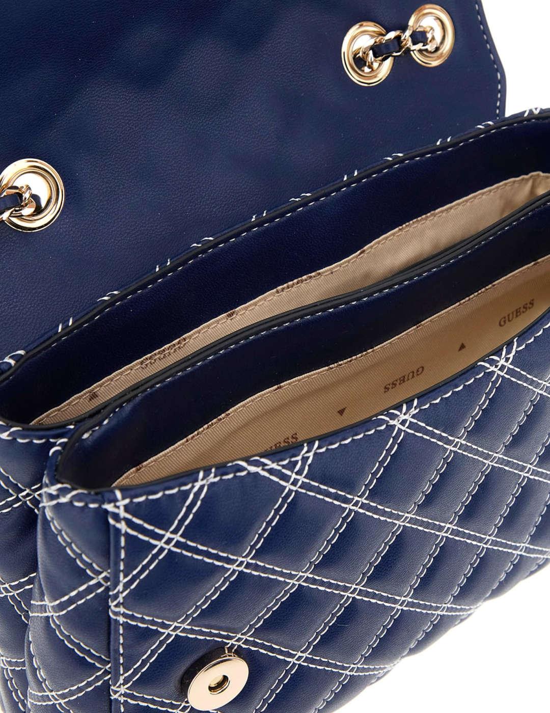 Mini Bandolera mujer Guess Cruise Vibe azul