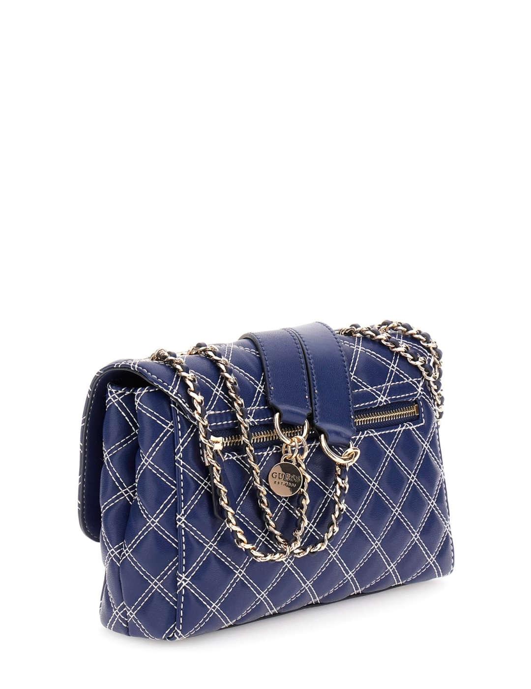 Mini Bandolera mujer Guess Cruise Vibe azul