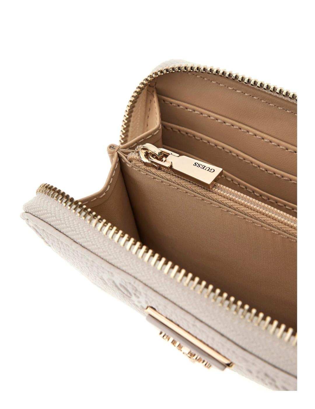 Cartera mujer Guess Cresidia logotipo blanco