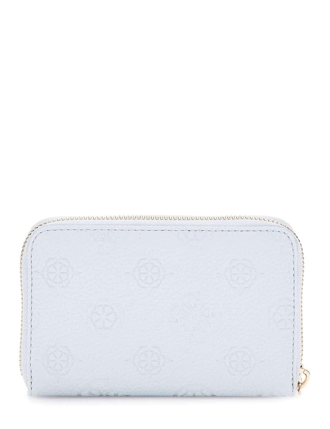 Cartera mujer Guess Cresidia logotipo azul cielo