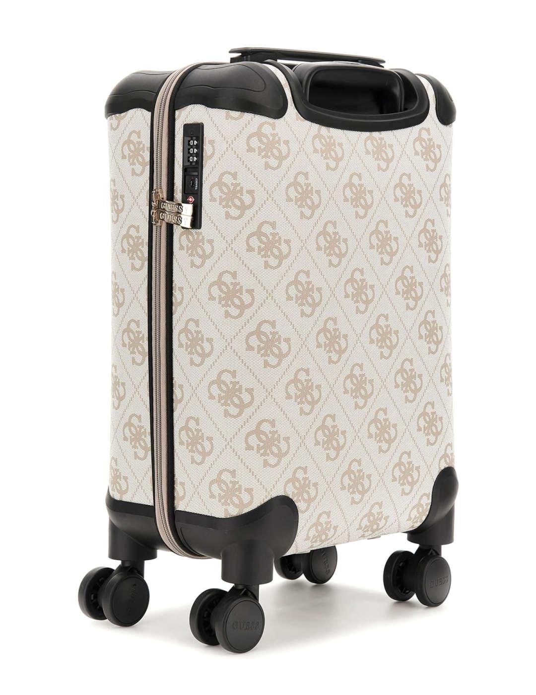 Trolley Berta Guess logotipo 4G taupe