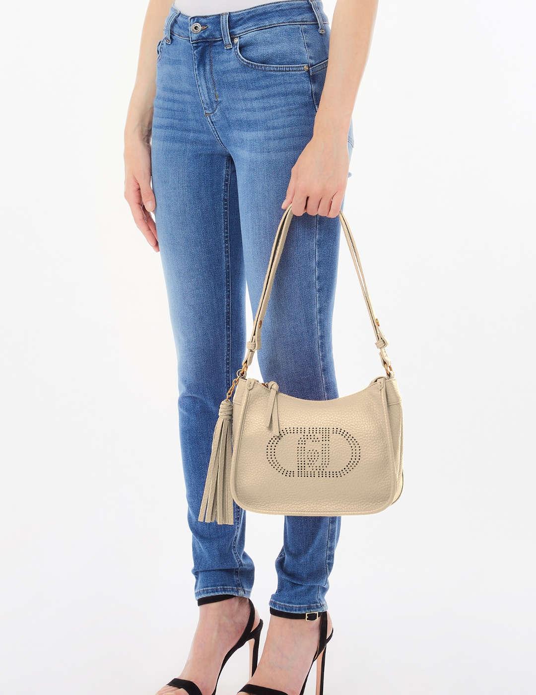 Bolso de hombro mujer Liu-Jo Hobo taupe