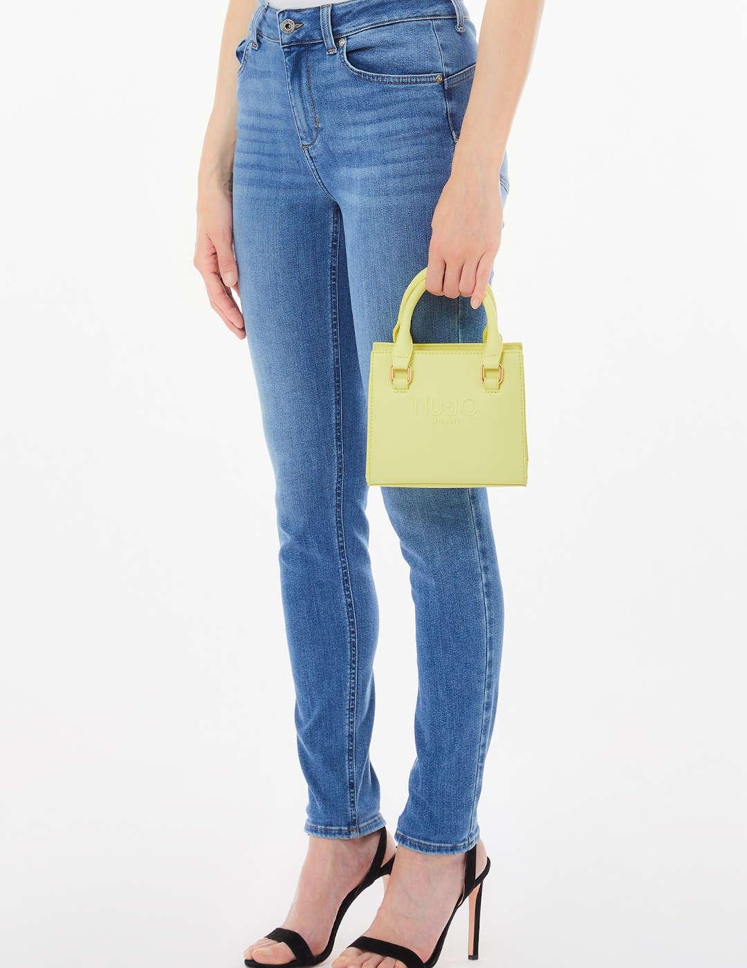 Bolso de mano pequeño mujer Liu-Jo Tote lima