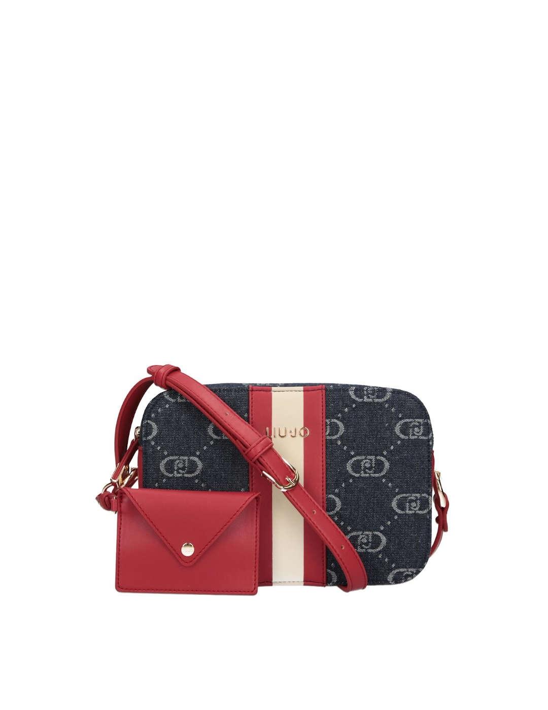 Bandolera mujer Liu-Jo Jacquard Dennin azul