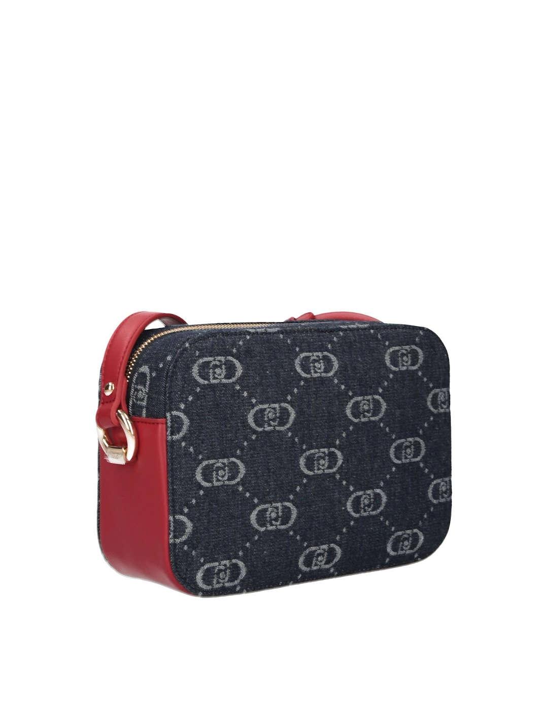 Bandolera mujer Liu-Jo Jacquard Dennin azul