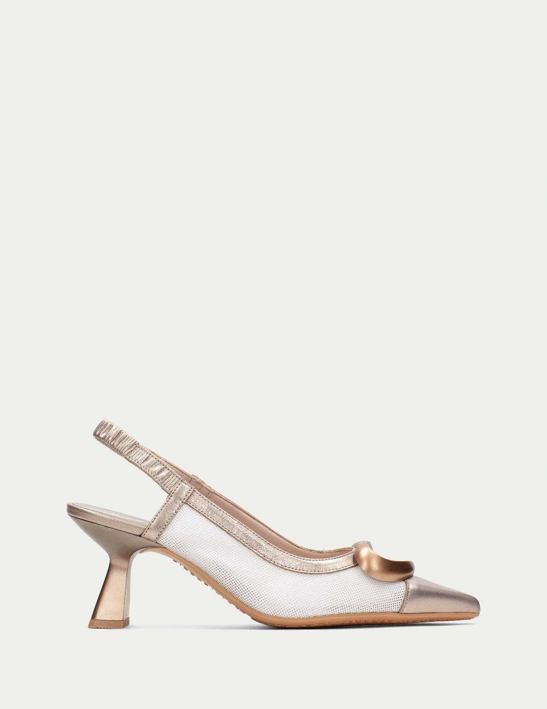 Zapato de salón mujer Hispanitas Novoa blanco-cava