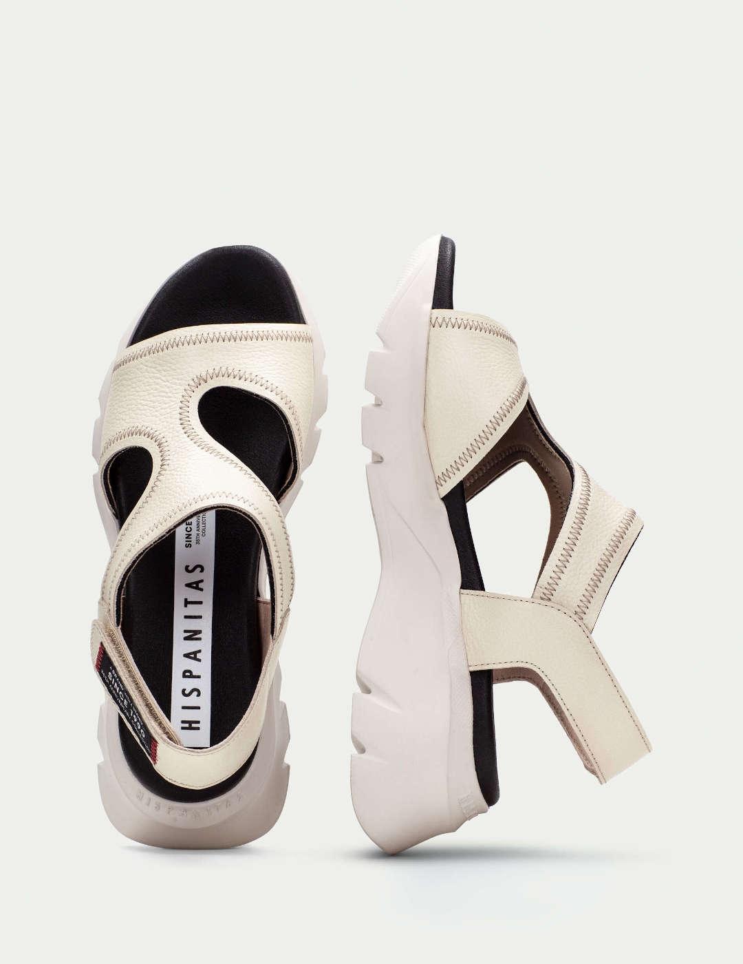 Sandalia mujer Hispanitas Dakar beige