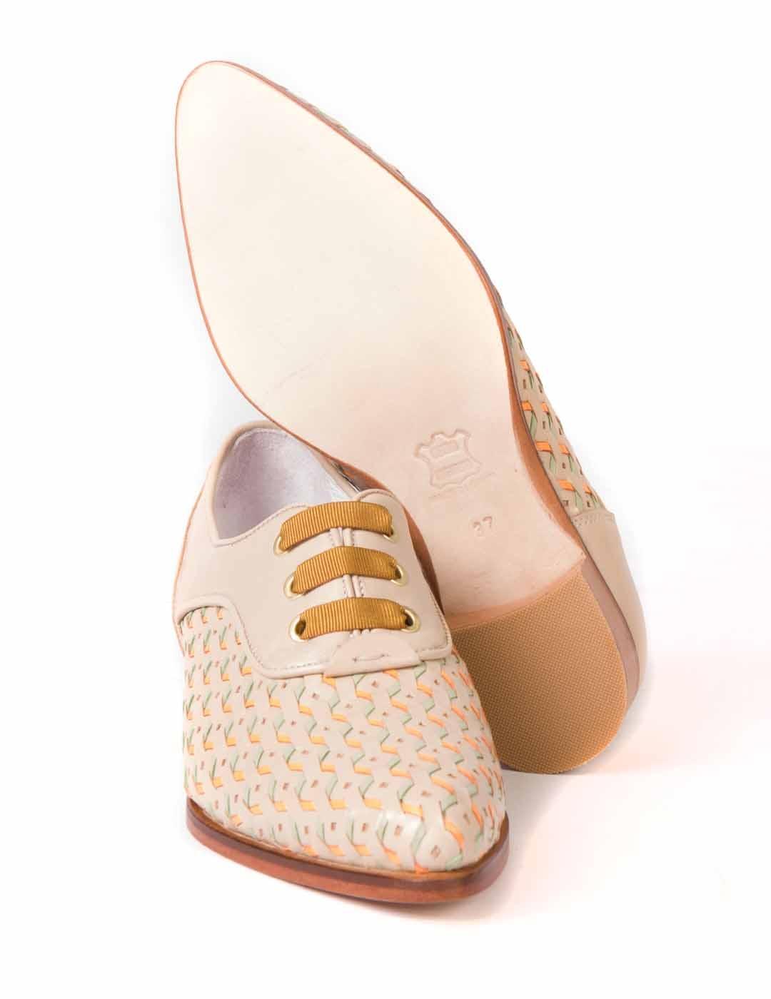 Zapato mujer Vitelo Pasados multicolor