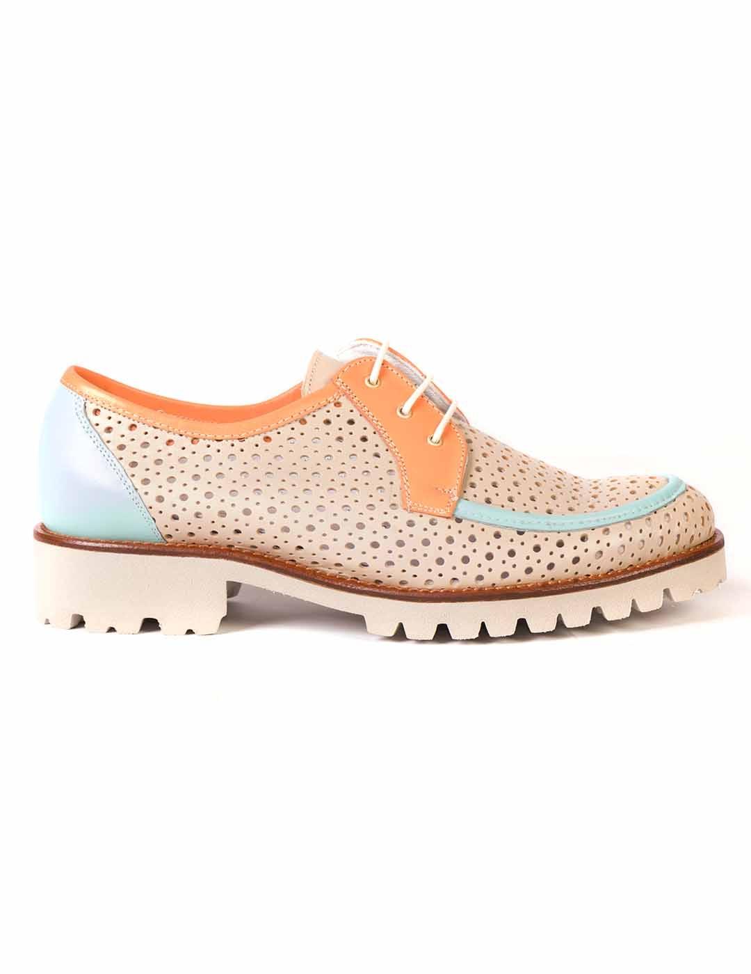 Zapato mujer Vitelo beige