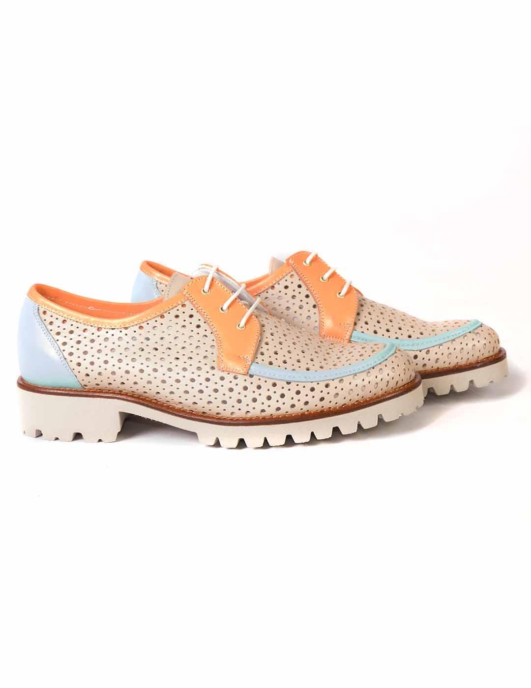 Zapato mujer Vitelo beige