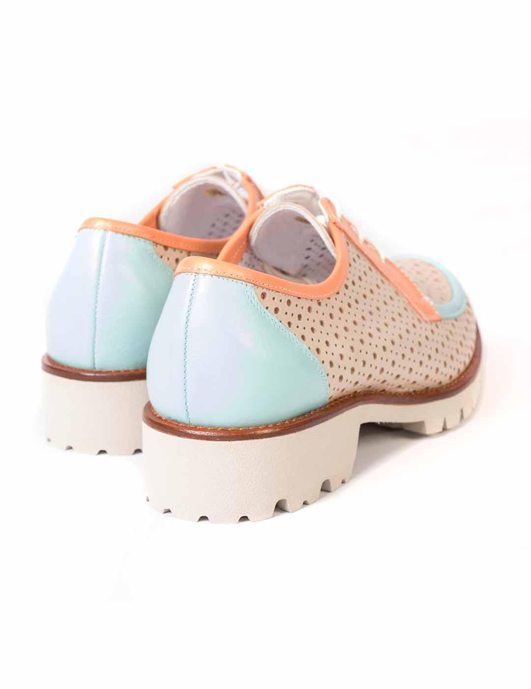 Zapato mujer Vitelo beige