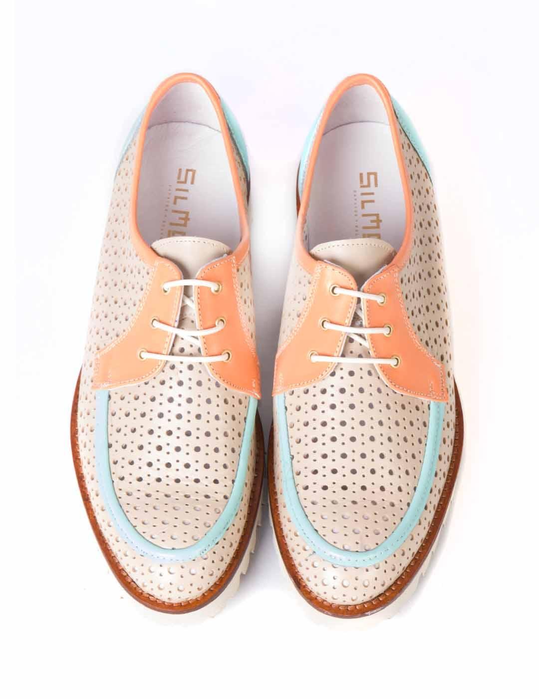 Zapato mujer Vitelo beige