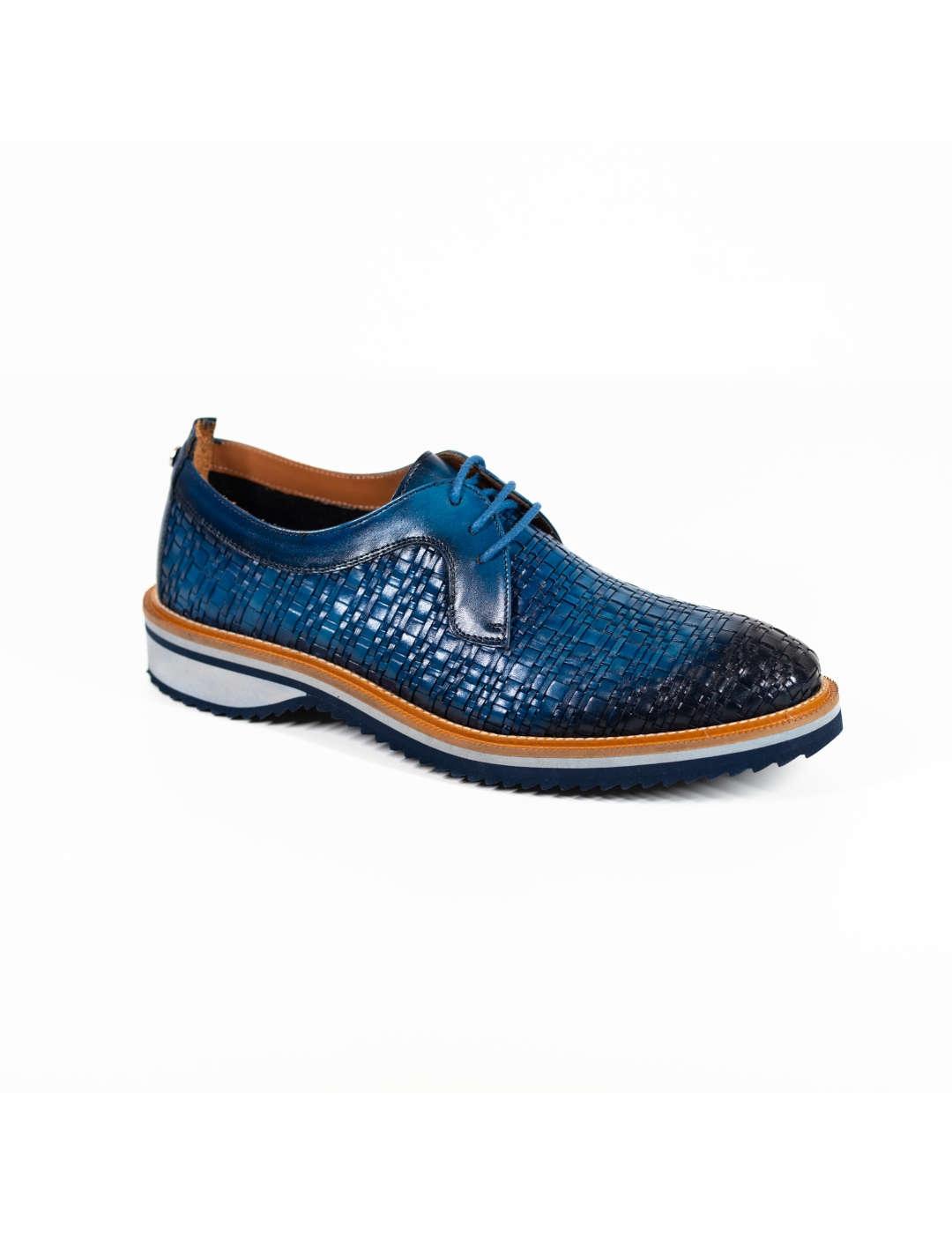 Zapato hombre Keep Honest trenzado azul