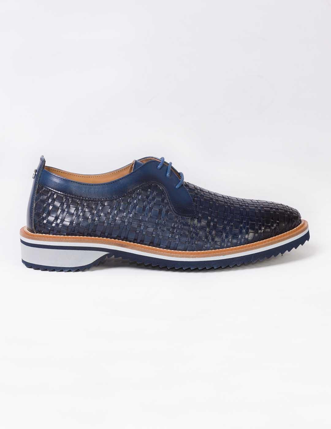 Zapato hombre Keep Honest trenzado azul