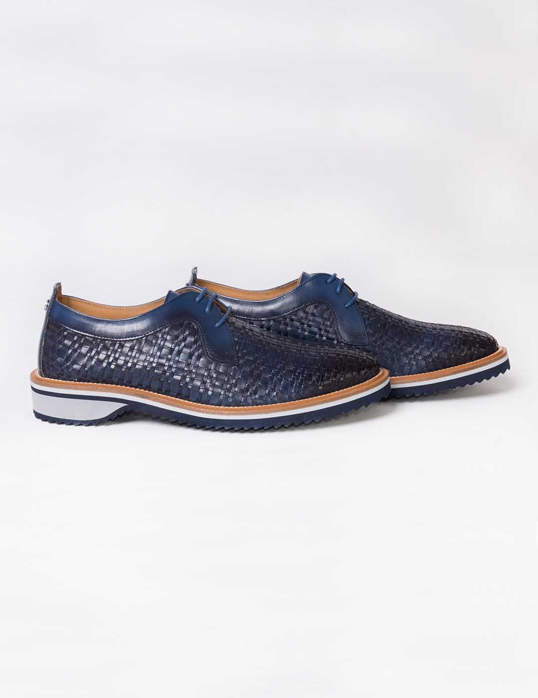 Zapato hombre Keep Honest trenzado azul