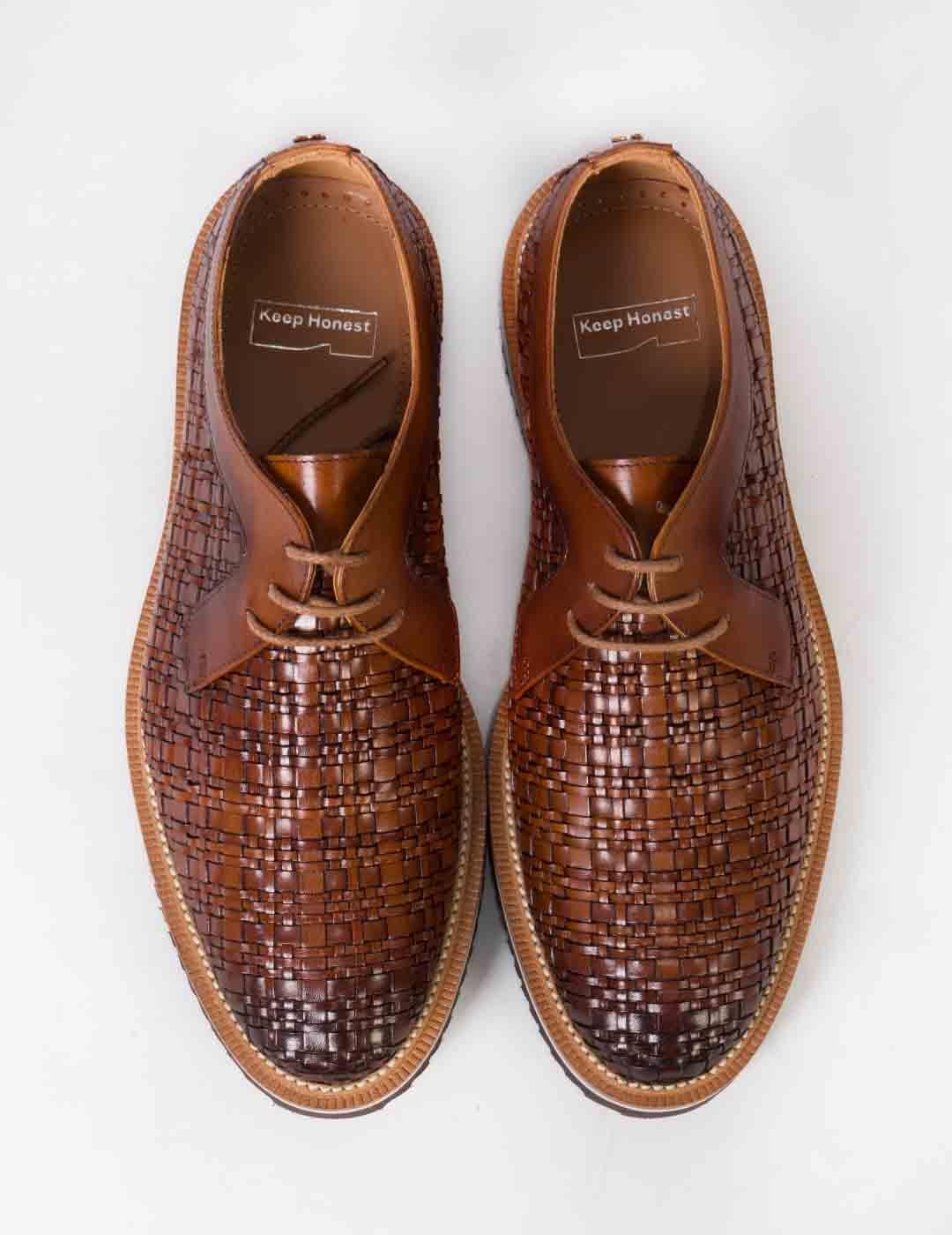 Zapato hombre Keep Honest trenzado cuero