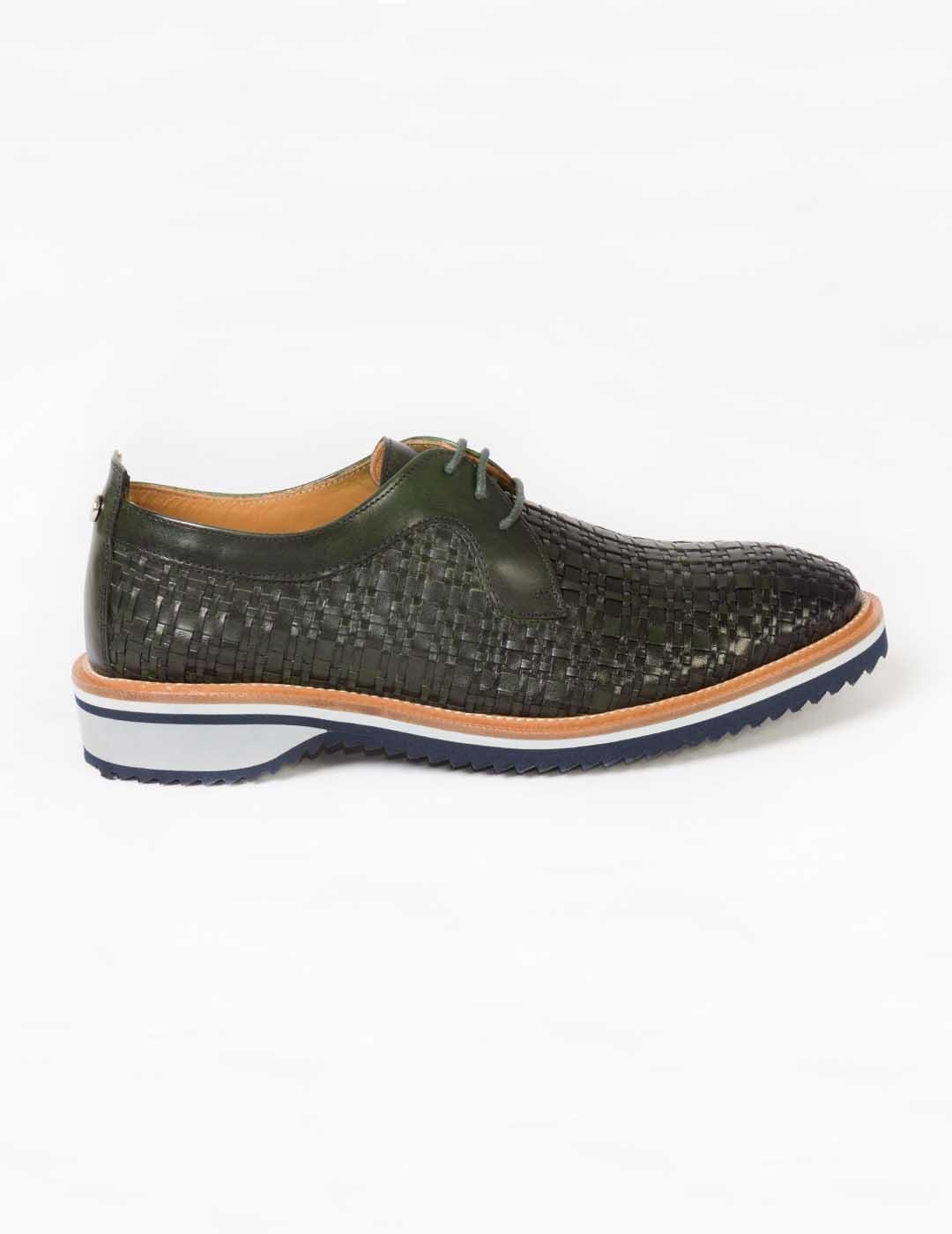 Zapato hombre Keep Honest trenzado verde