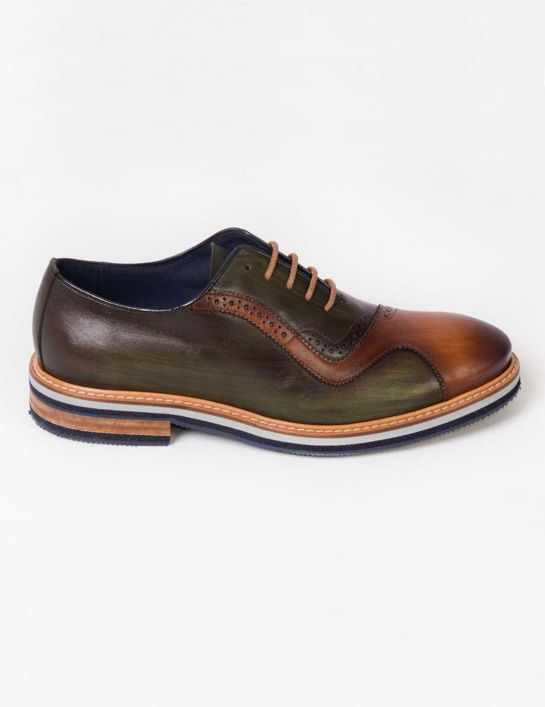 Zapato hombre Keep Honest combi verde