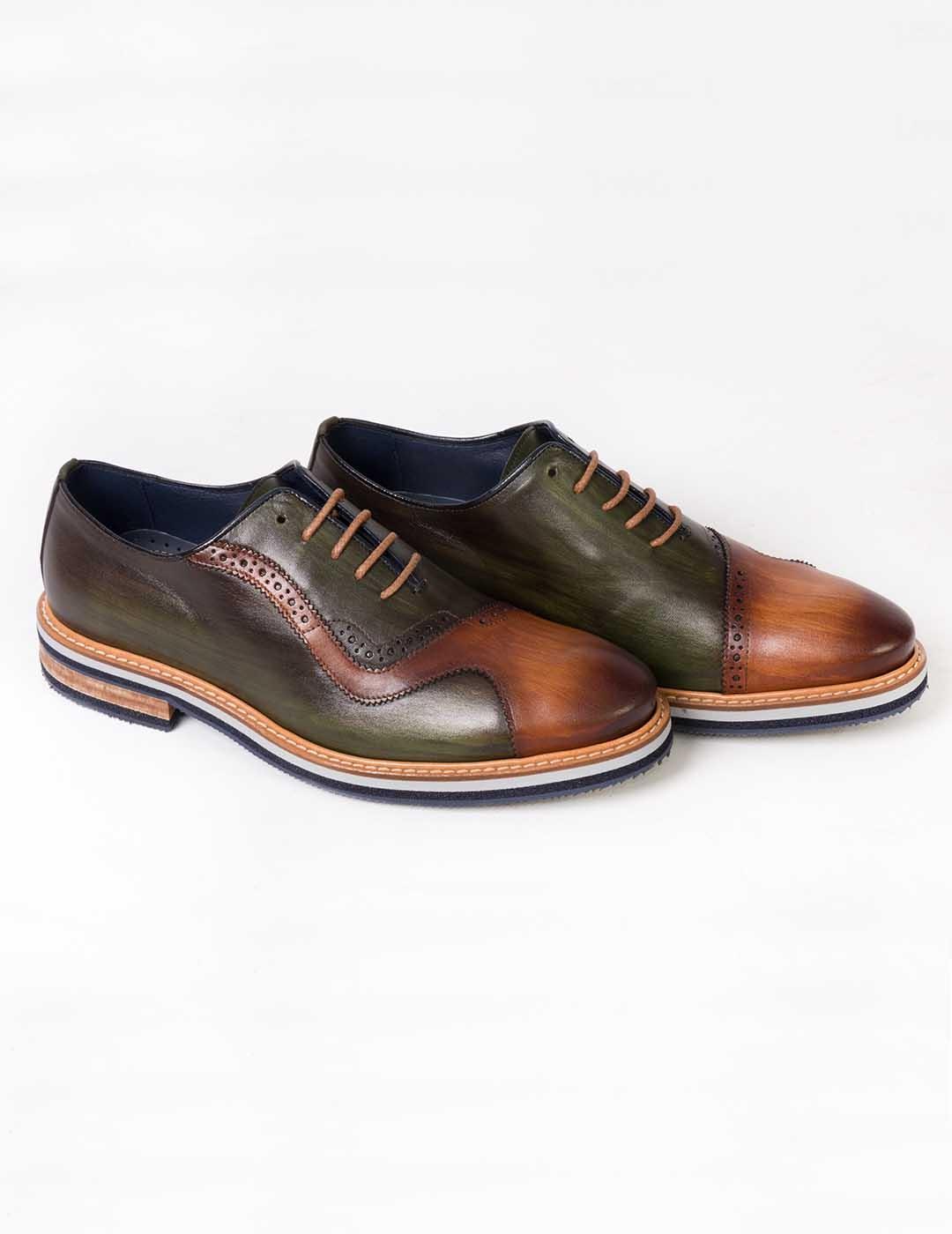 Zapato hombre Keep Honest combi verde