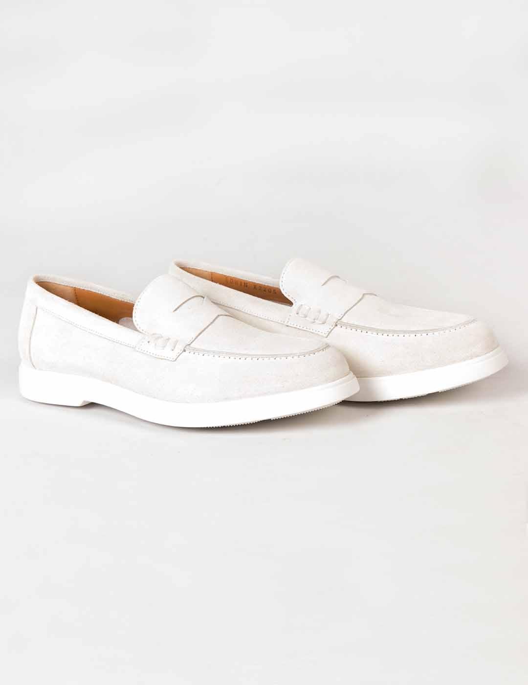 Mocasín hombre Calce blanco