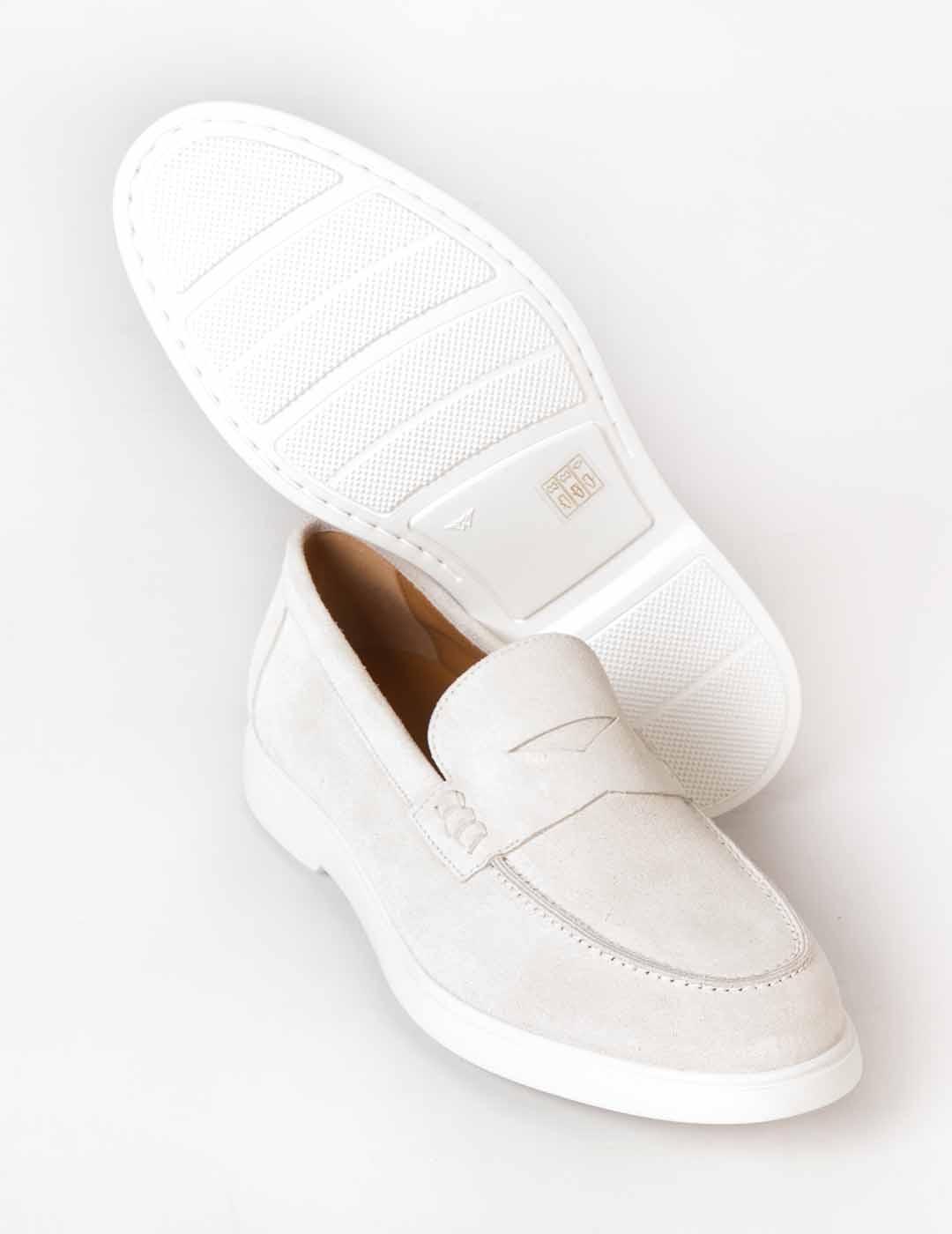 Mocasín hombre Calce blanco