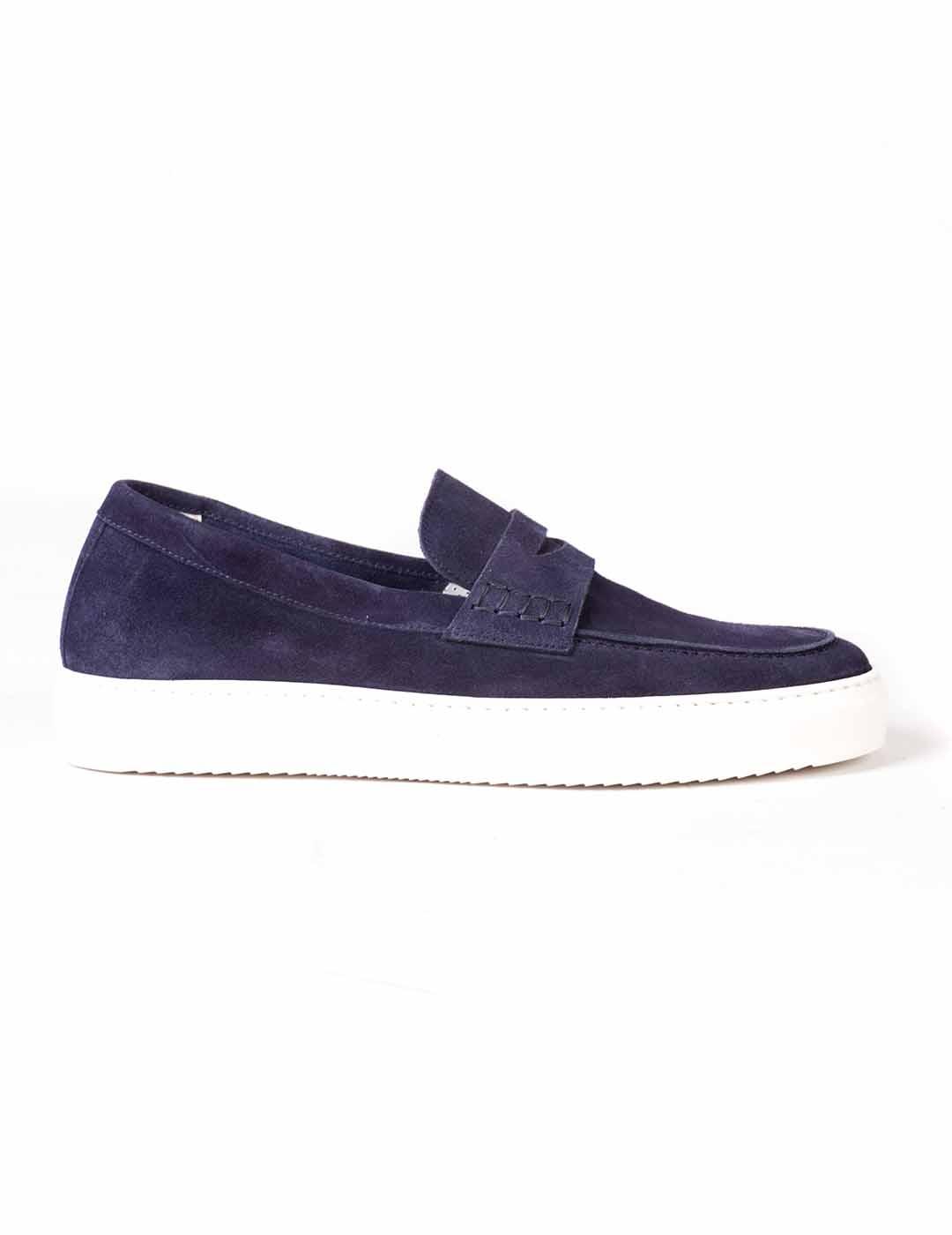 Mocasín hombre Calce azul