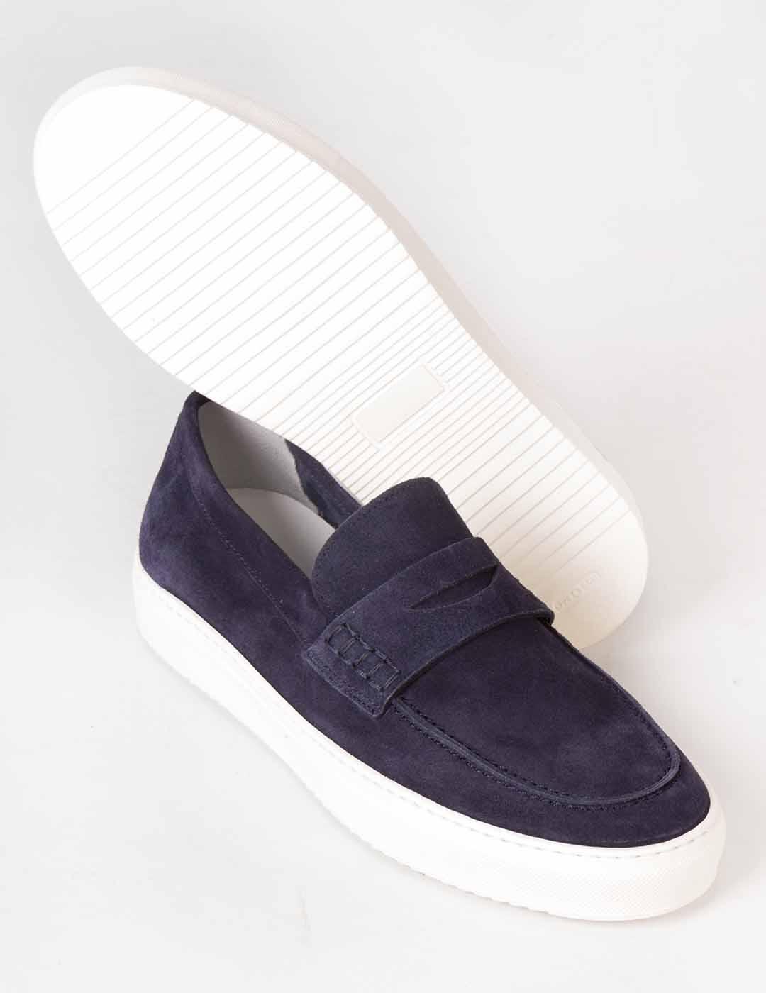 Mocasín hombre Calce azul