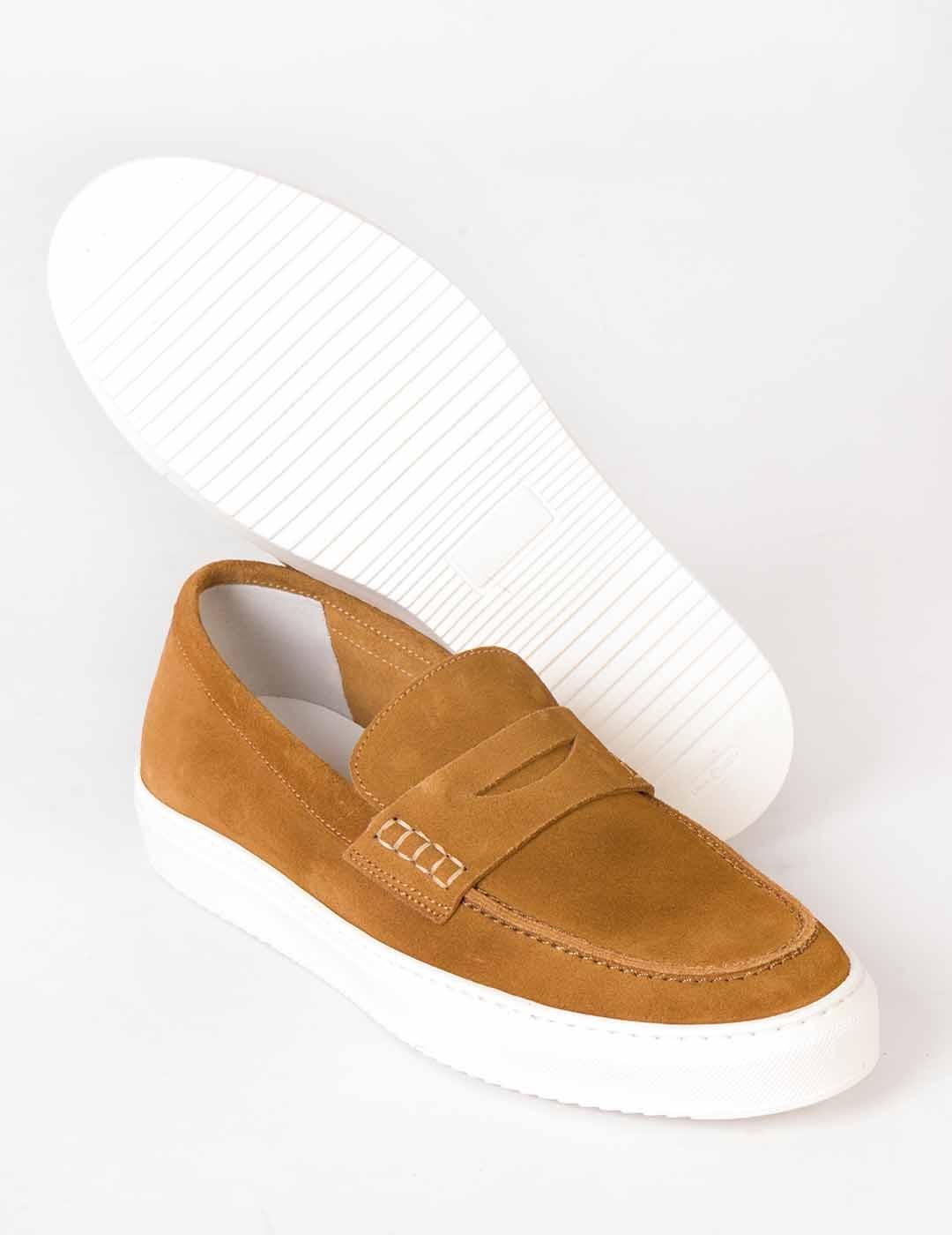 Mocasín hombre Calce cuero