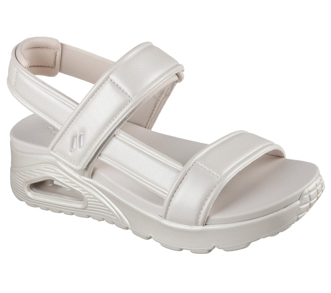 Sandalia mujer Skechers Uno-Basacally blanco