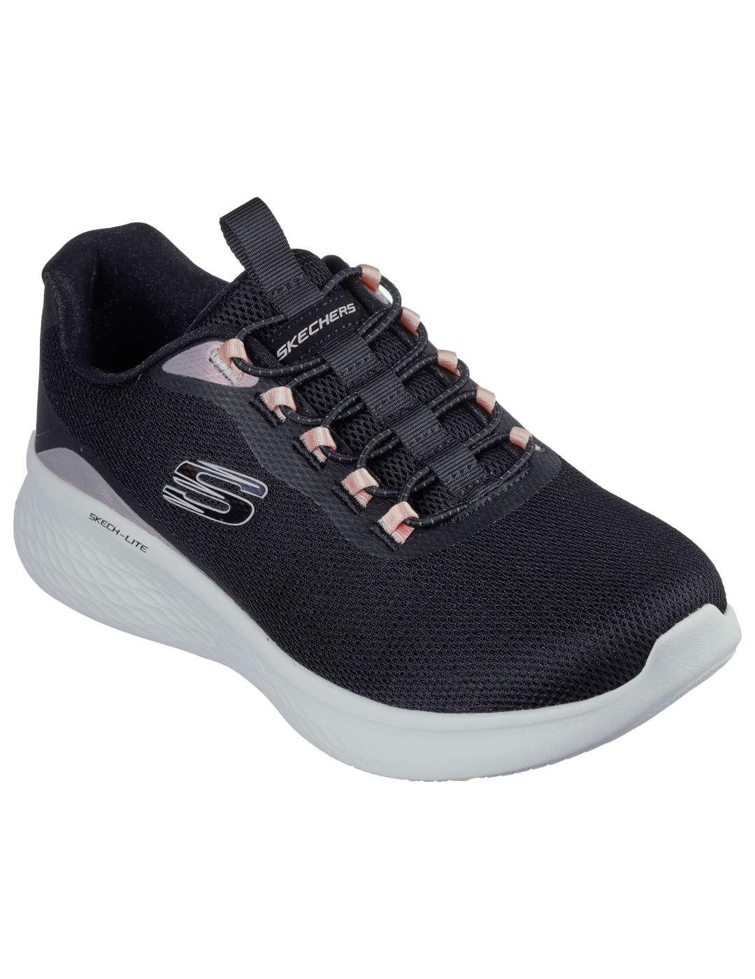 Deportivo mujer Skechers Skech-Lite negro