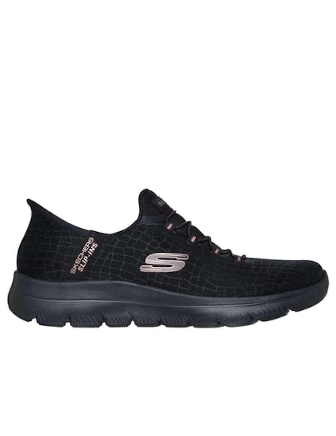 Deportivo mujer Skechers Summits Slip-Ins negro