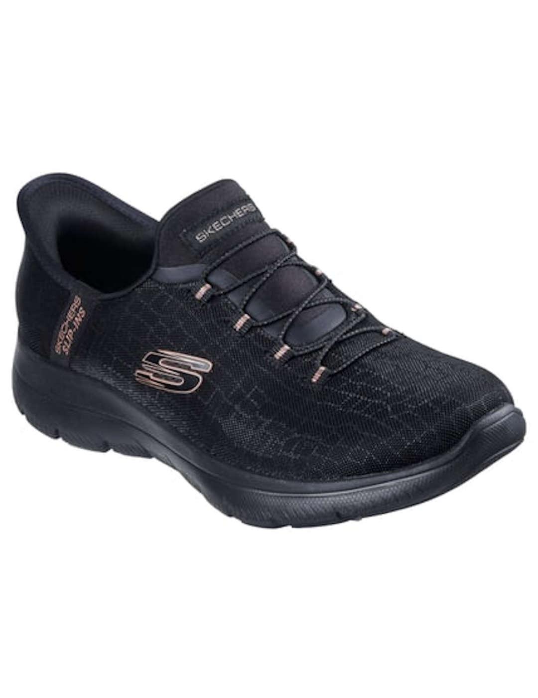 Deportivo mujer Skechers Summits Slip-Ins negro