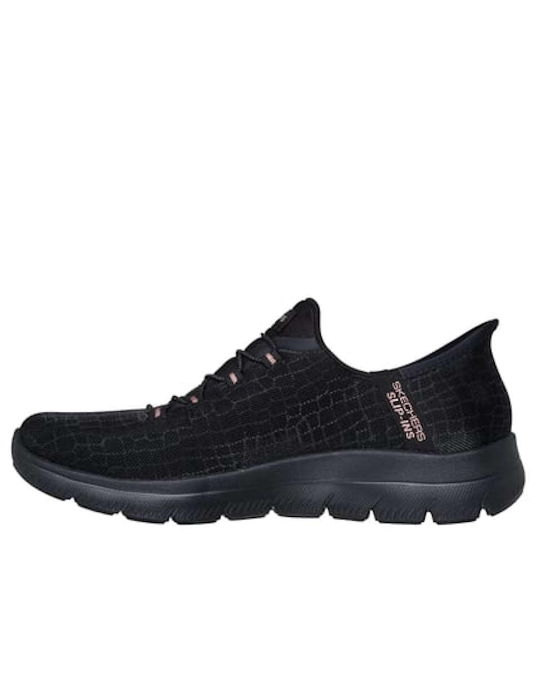 Deportivo mujer Skechers Summits Slip-Ins negro