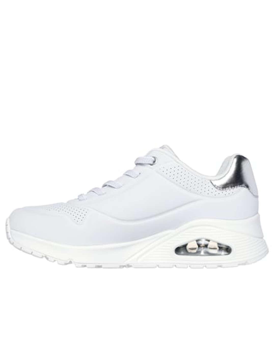Deportivo mujer Skechers Uno blanco