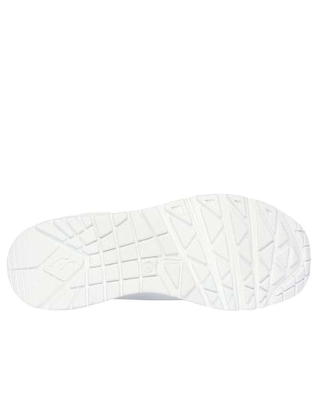 Deportivo mujer Skechers Uno blanco