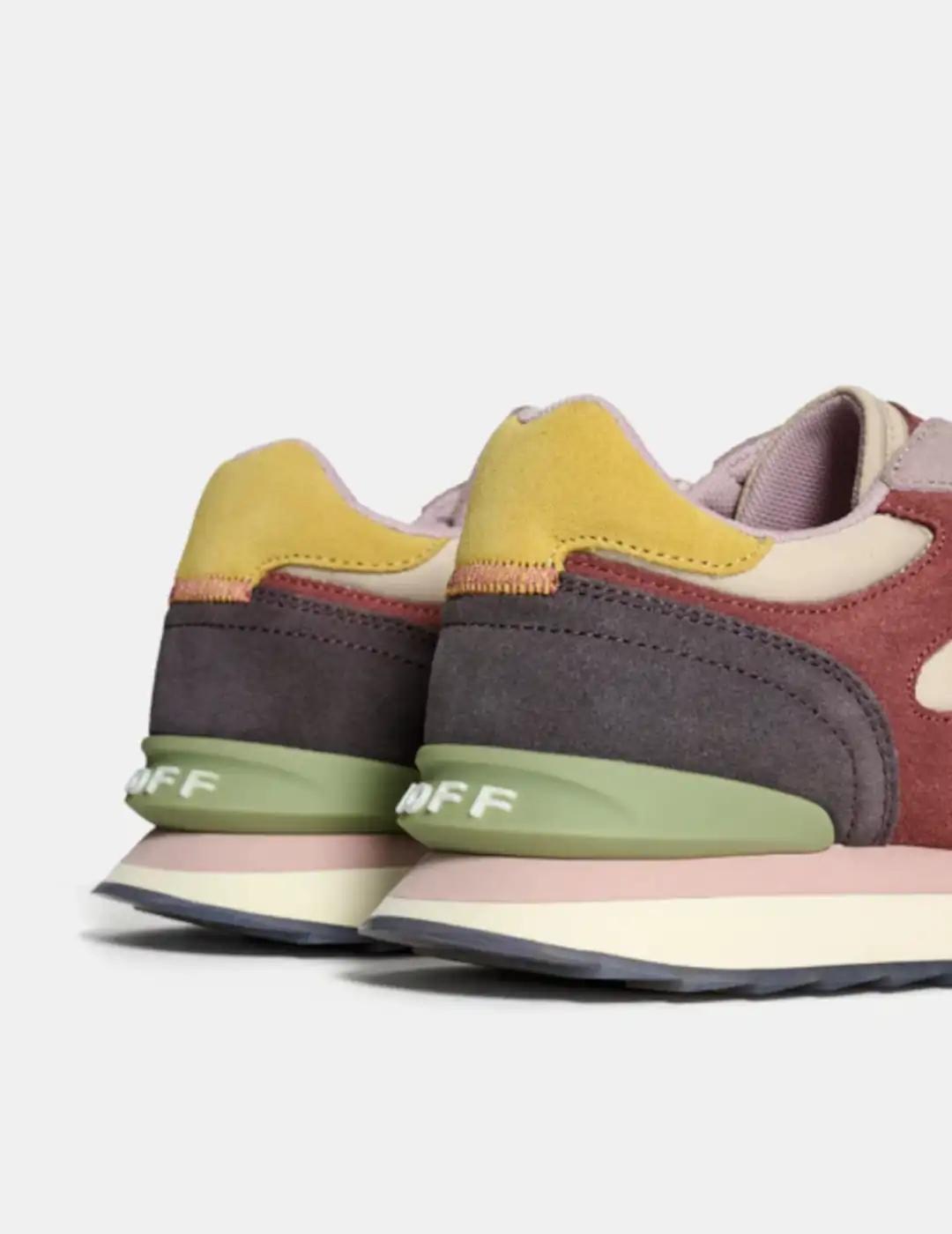 Deportivo mujer Hoff City Brussels beige/burdeos