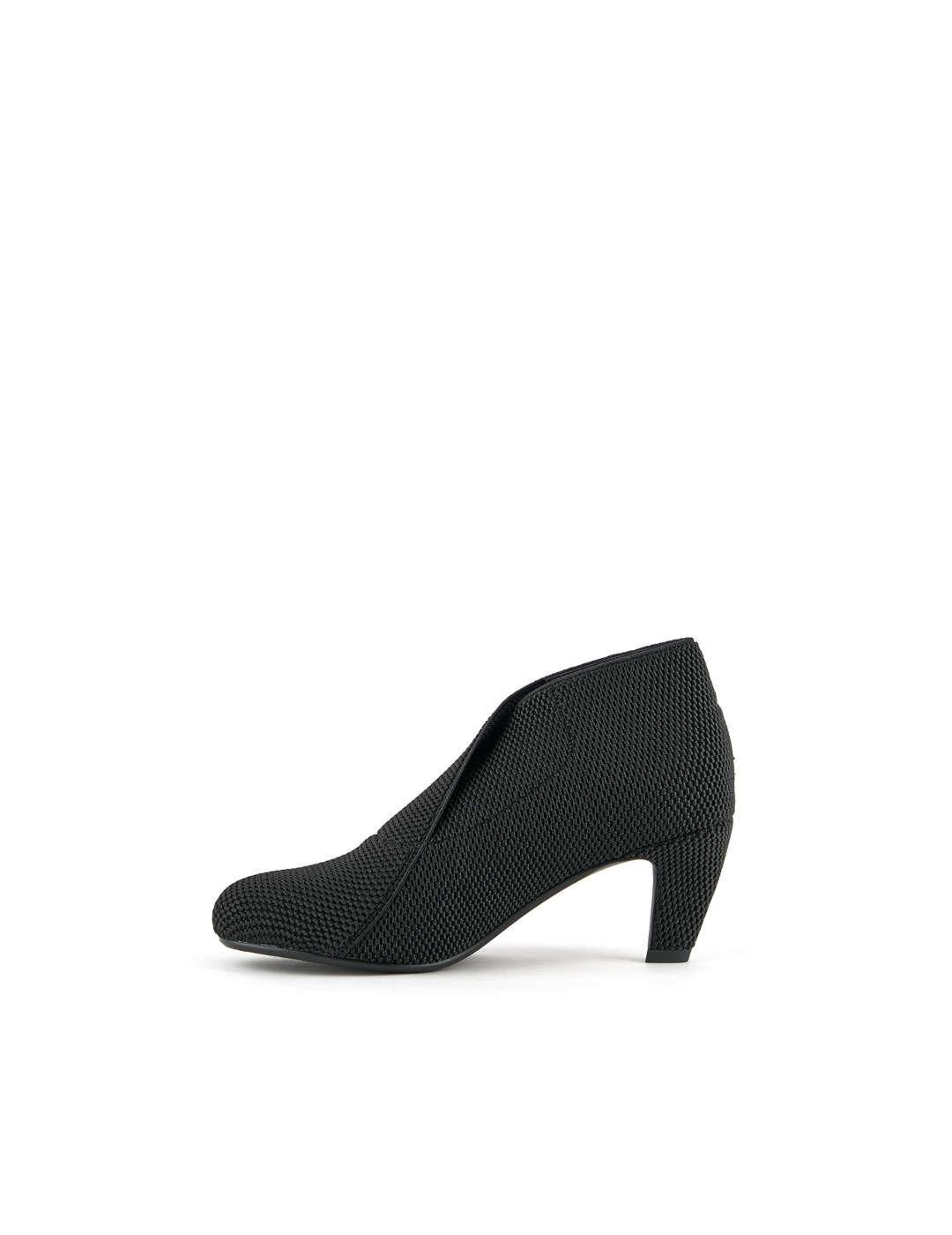 Botín mujer United Nude Fold Mid negro