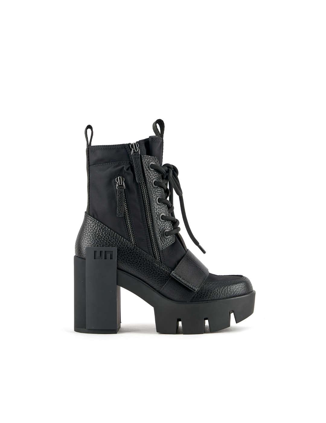 Botín mujer United Nude Grip Combat Mid negro