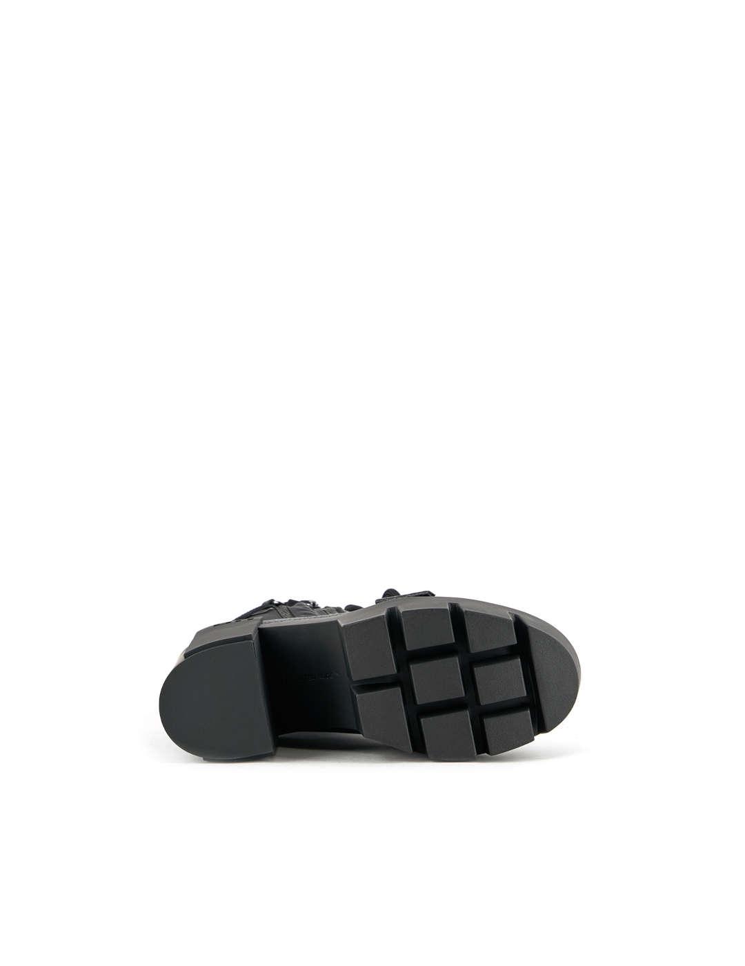 Botín mujer United Nude Grip Combat Mid negro