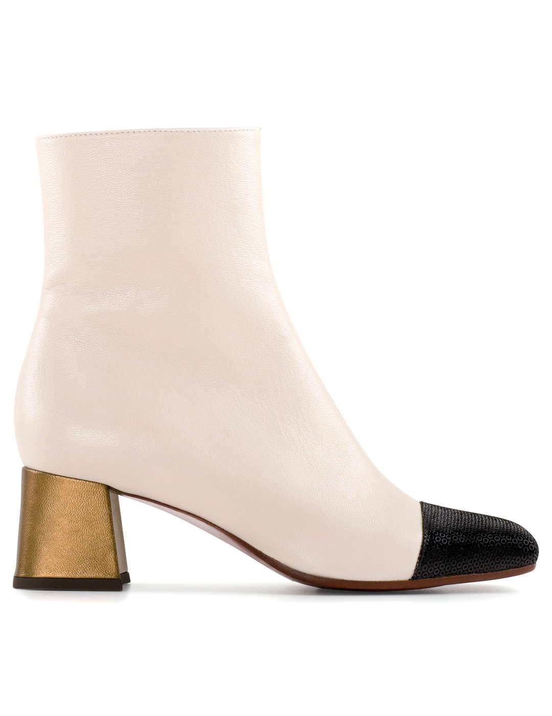 Botin mujer Chie Mihara Volkiria47 blanco