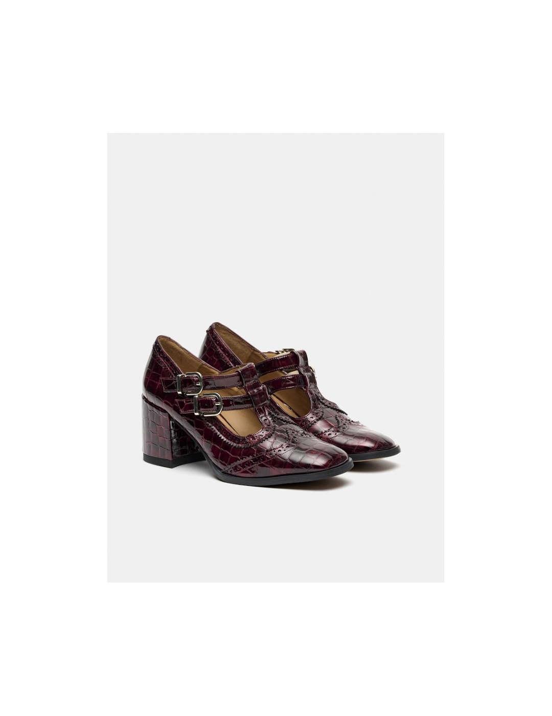 Zapato mujer Audley Mary Jane burdeos
