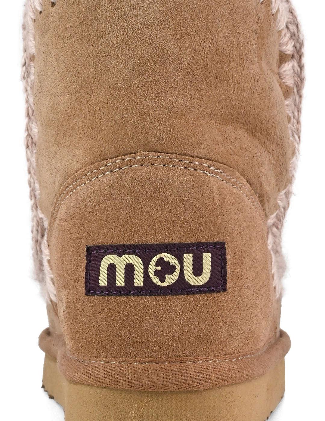 Botín mujer Mou Eskimo Scoubidoo lace camel