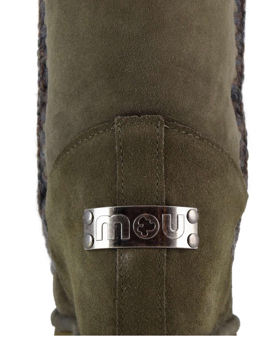 Bota mujer Mou Eskimo Inner Wedge Tall verde