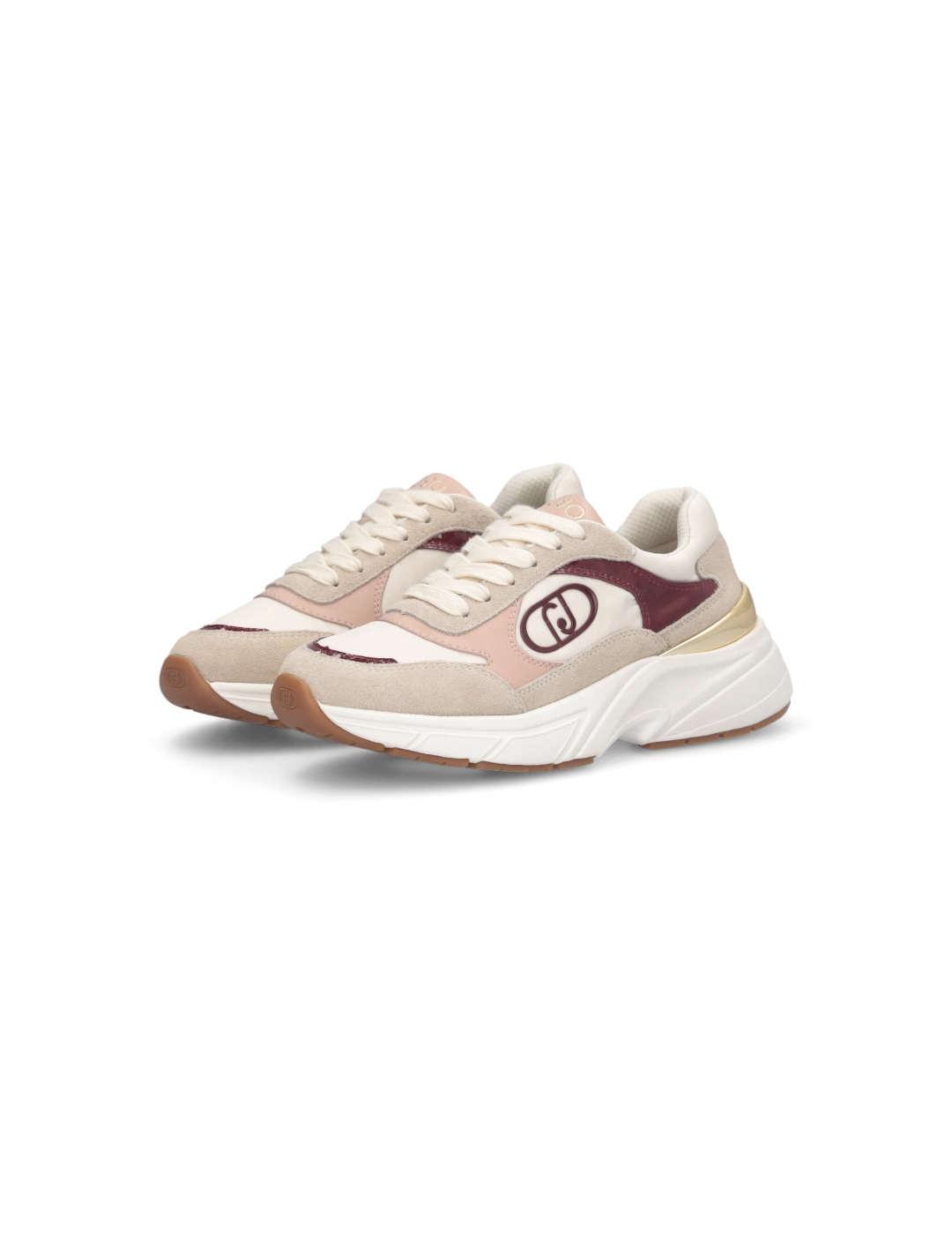 Deportivo mujer Liu-Jo lj 01 beige/rosa