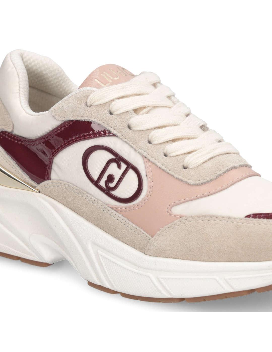 Deportivo mujer Liu-Jo lj 01 beige/rosa