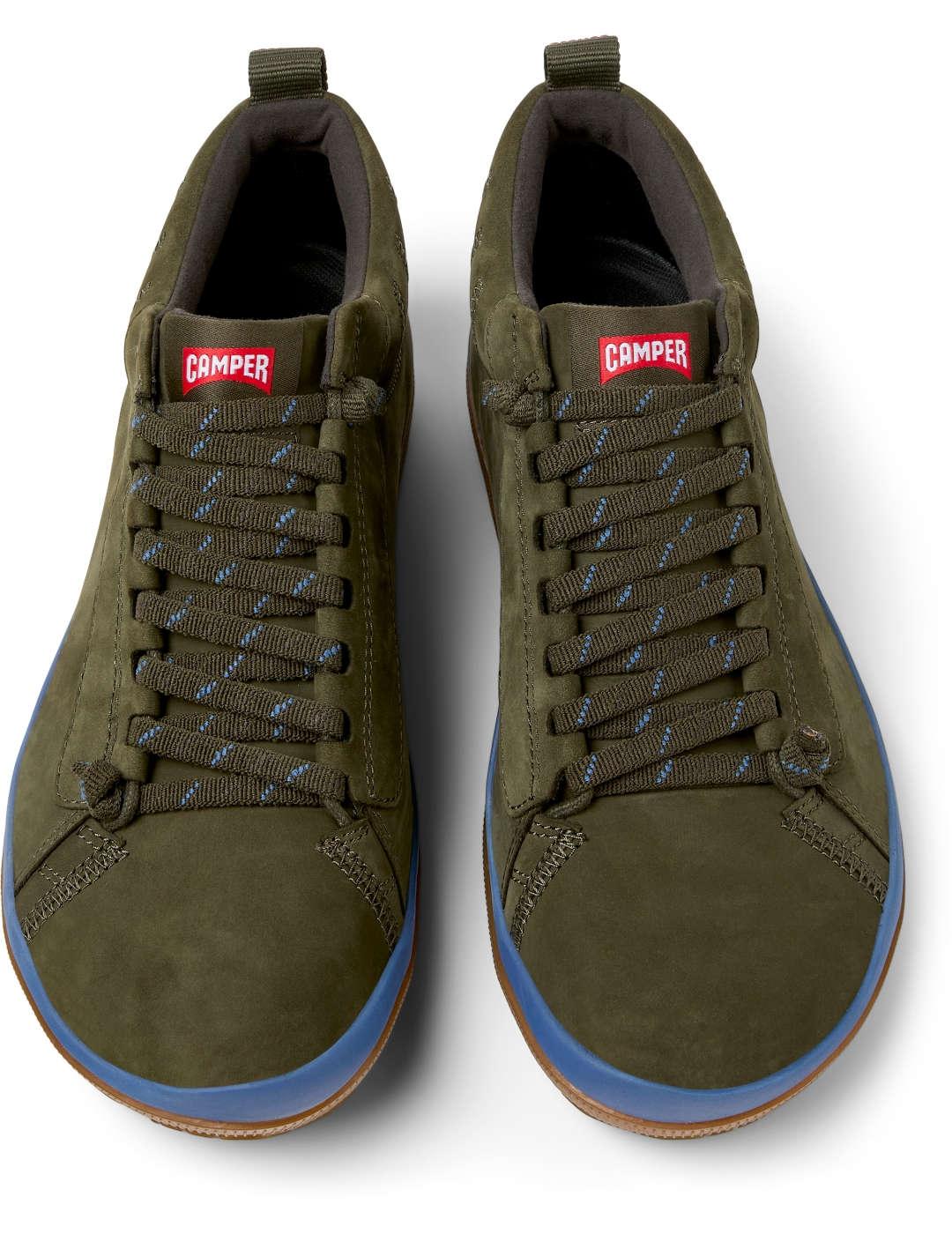 Botín hombre Camper Peu Pista Gore-Tex verde