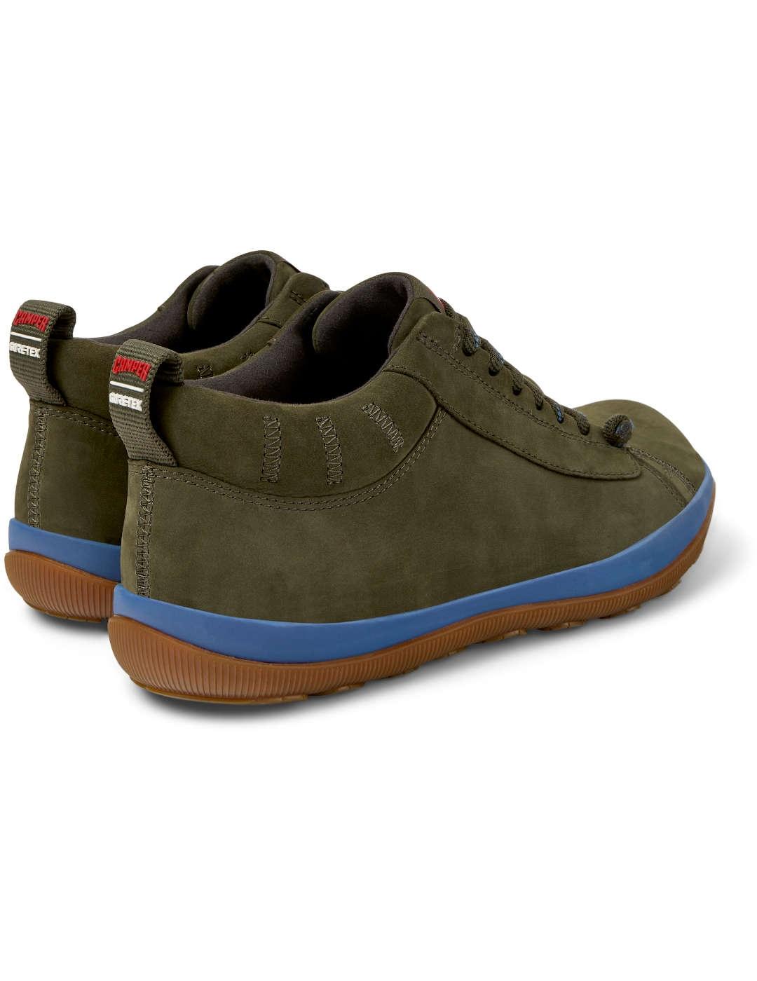 Botín hombre Camper Peu Pista Gore-Tex verde
